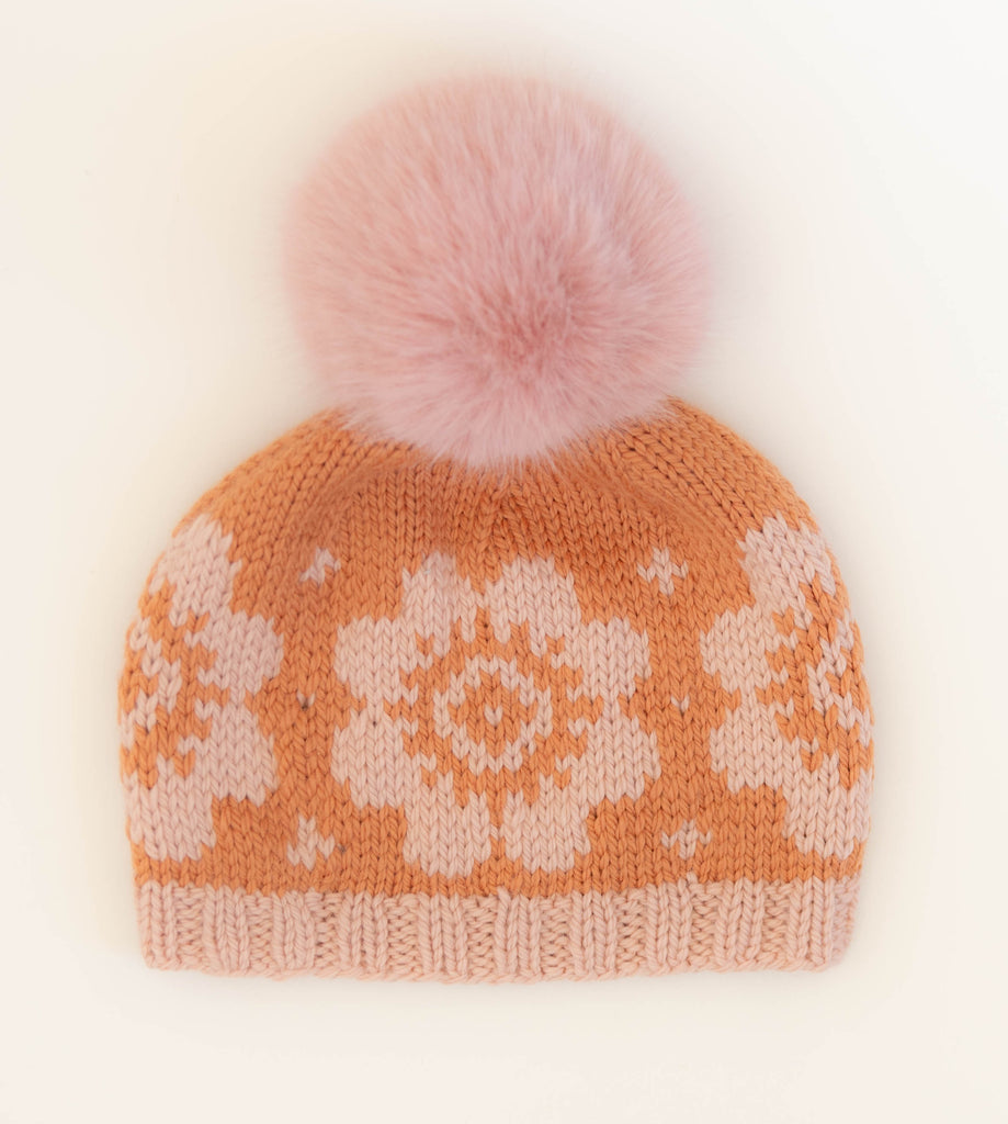 Zinnia Hat Knitting Kit