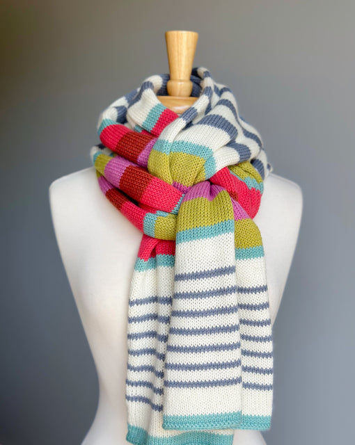 A. Opie Designs - Striped Elements Scarf and Hat